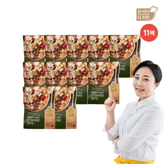방송에서만! 김나운더키친 뼈없이 푸짐한 소갈비탕 명작 (800g*11팩)