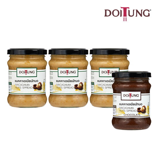 [도이퉁][4병]도이퉁 마카다미아 스프레드 4병세트(오리지널3병+초코1병)