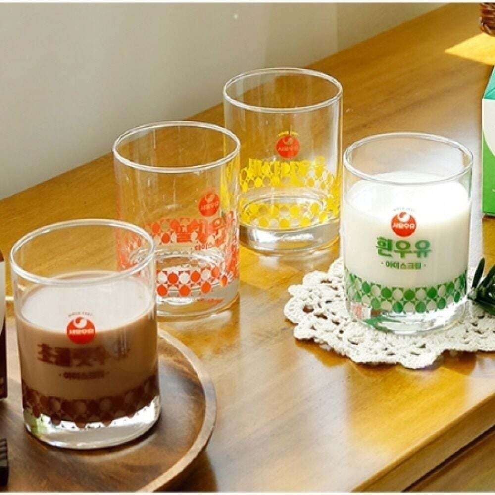 친절한탄씨 컵 아이스크림컵 위스키 서울우유 250ml 바나나우유