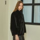 [유로컬렉션][정가 149,000원]하이넥 페이크 퍼 하프 코트