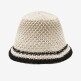 [벤시몽][24SS] STRIPE BUCKET HAT - DARK GREY