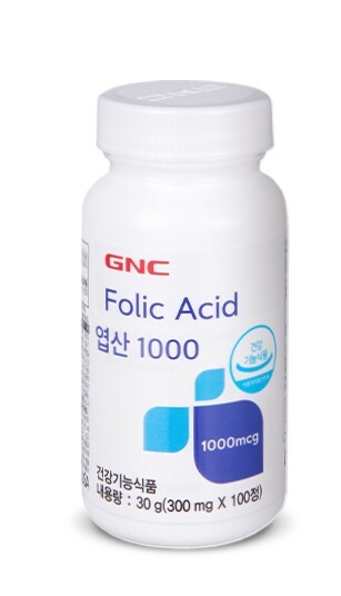 지엔씨 (GNC)엽산1000 (300mgx100정/100일분)