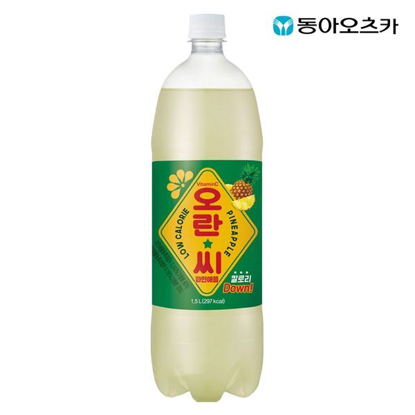 교보문고 조선달타운 오란씨 파인애플 탄산음료 1.5L 12페트