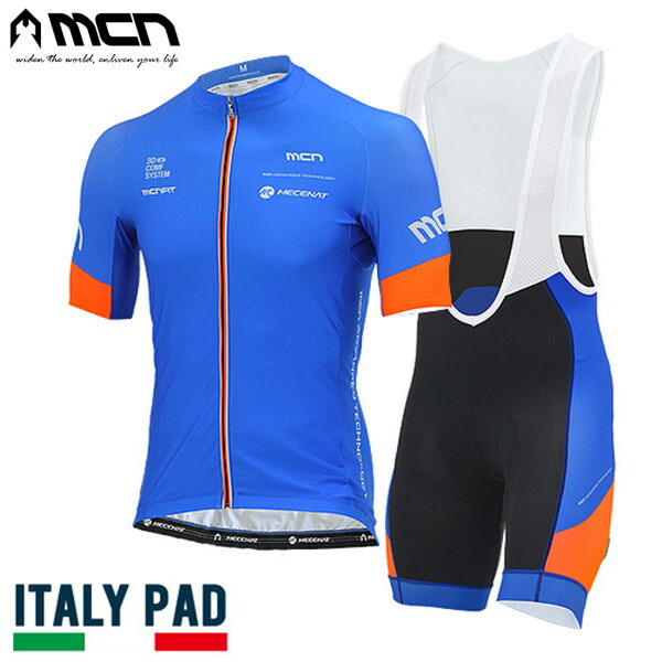엠씨엔 [MCN]MCN 여름 자전거의류세트 레오 반팔져지 4부빕숏