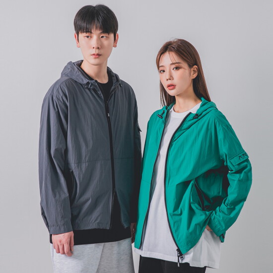 [앨빈클로]앨빈클로 A.N.C 카고 포켓 2WAY 바람막이 AZH543 (4 COLOR)