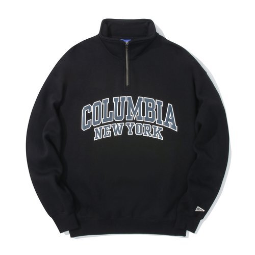트랜덱스 컬럼비아 유니버시티 CMU3UTHZ632-UBK 여성맨투맨추천 그래픽맨투맨가격 90 S ARCH LOGO FLEECE HALF ZU SWEATSHIRTS 블랙 3531920