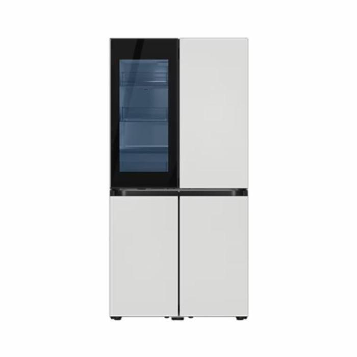 삼성전자(주) 삼성전자 비스포크 냉장고 4도어 프리스탠딩 RF80DB934201 [811L, 코타화이트]