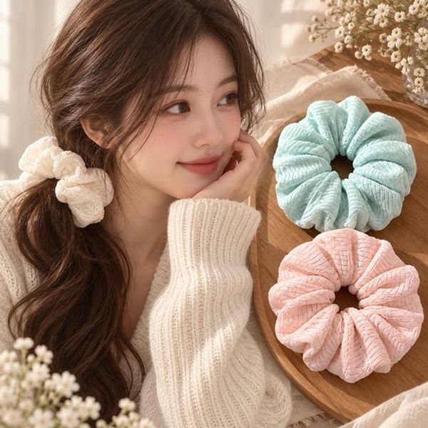에이치플러스몰 에이치플러스몰 [하프클럽/에이치플러스몰]여성 빅사이즈 시스루 볼륨 곱창머리끈 DS-6008