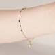[새미쥬얼리]14k 하트통통 글리터체인 팔찌