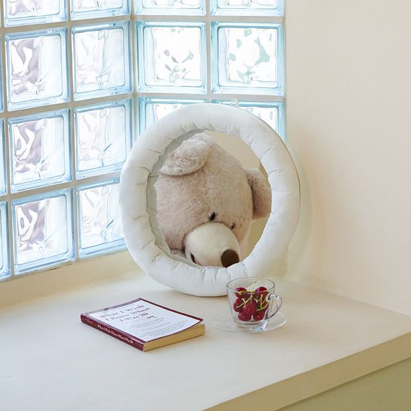 교보문고 아이노비아 오르미 애쉬미러 인테리어 쿠션거울 벽거울 화장