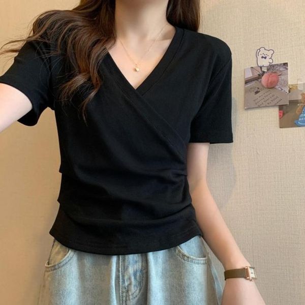 주식회사 셀러허브_레이틀리 셀러허브(하프클럽) [하프클럽/셀러허브_여성트랜드패션]티셔츠 반팔 센즈 랩