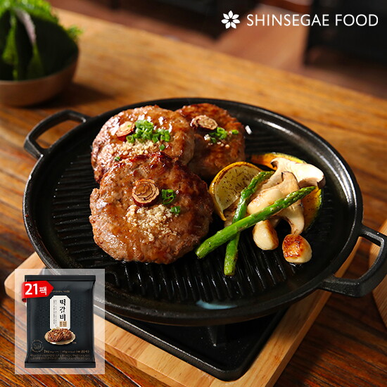 [신세계푸드(SHINSEGAE FOOD)][방송에서만 10장 더!] 한우 품은 떡갈비 총42장