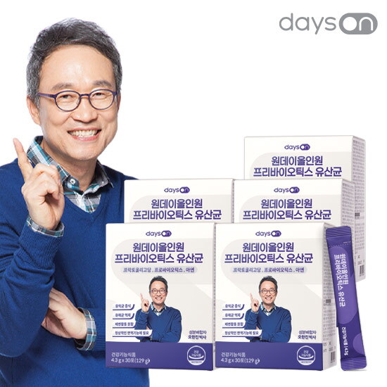 [데이즈온][데이즈온] 원데이 올인원 프리바이오틱스 유산균 5박스