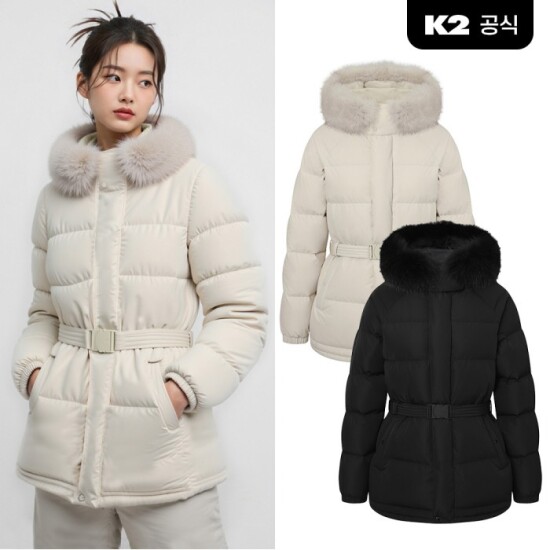 [K2]*K2 공식 여성 다운 패딩 GOLDEN K95 마들렌(MADELEINE) FOX W GWW25550 (정상가:599,000)