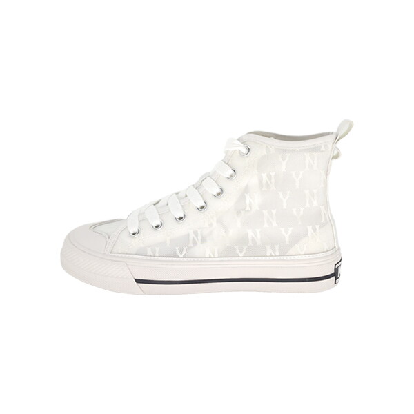 MLB MLB 공용 플레이볼 하이 모노그램 메쉬 운동화 3ACVCMM2N-50GRS