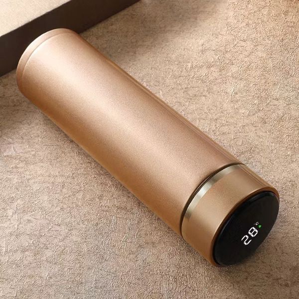 에이치플러스몰 [하프클럽/에이치플러스몰]굿터치 LED 스마트텀블러 보온병 온도표시 차