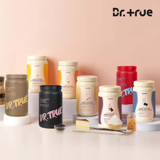 [닥터트루(백)]리얼 다이어트 식사대용 단백질 쉐이크 750g 2통