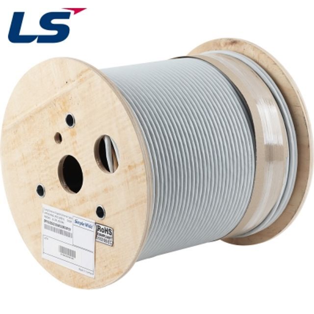 친절한탄씨 LS전선 SimpleWide SF/UTP 장거리 PoE 케이블 300m (단선/그레이) SFP-G-C6G-E1VX-M 4P GY