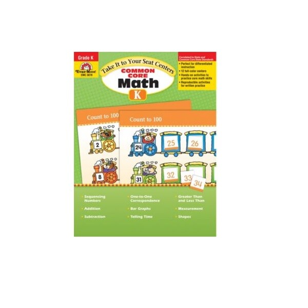 제이와이북스 이노플리아 Take It to Your Seat Math Centers Grade K (Paperback, Teacher)