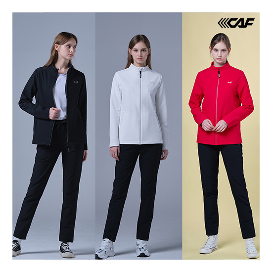[르까프]O LECAF 여성 24FW 우븐트랙셋업 2종 (자켓+팬츠)
