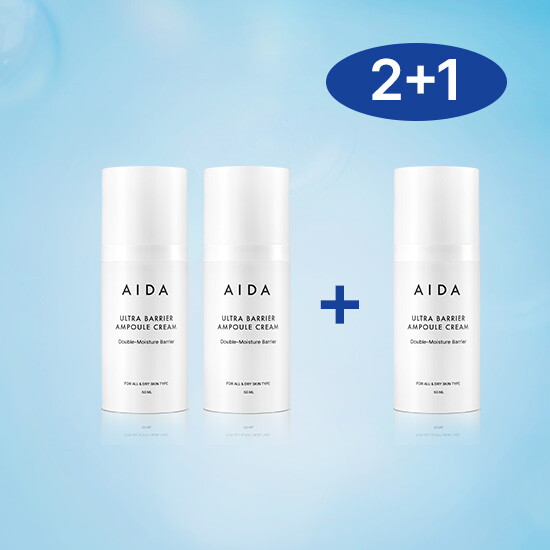 [아이다]★아이다X저스트미★아이다 울트라 배리어 앰플크림 100ml 2 + 1