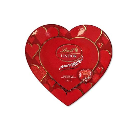 [린트초콜릿][소비기한:12월31일]Lindt 린도르 하트박스 라떼 초콜렛 178g