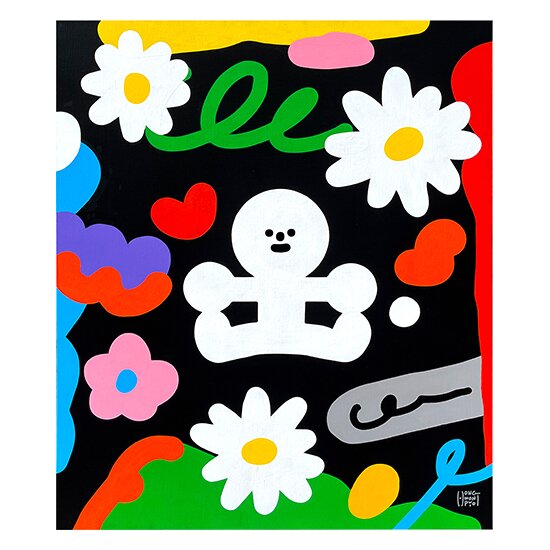 [홍원표/원화] 바빠 그리고 마트리카리아 (60.6 x 72.7)