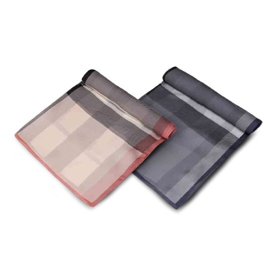 ★안심직배송★ 체크 실크 롱 스카프 (4008404 / 4014832 / 4008412 / 4014833)