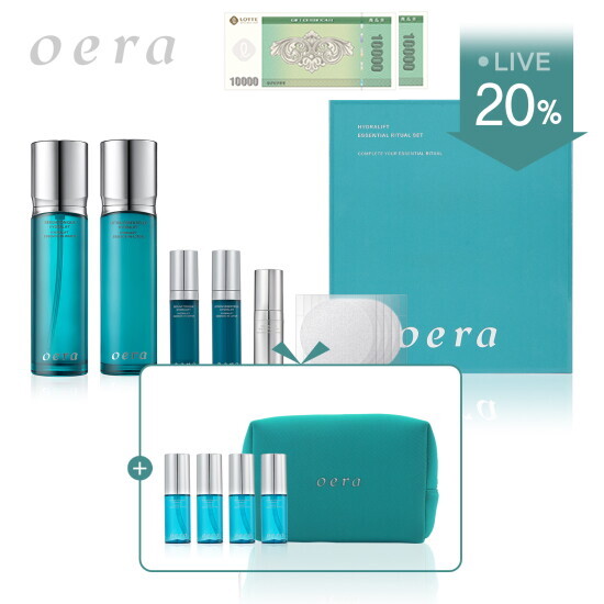 [오에라](LIVE) 하이드라리프트 에센셜 리추얼 세트(+워터10ml+로션10ml+캘브5ml+2만원)