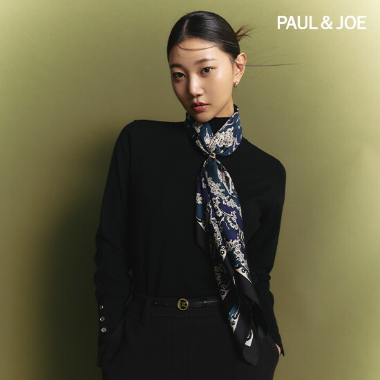 [폴앤조]○ (런칭가 69,900원!) 실크100 PARIS 시그니처 스카프