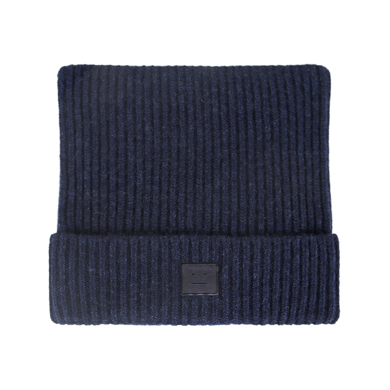 상세참조 아크네(백남성) 아크네 스튜디오 25FW 페이스 패치 스퀘어 울 비니 C40426 AHE