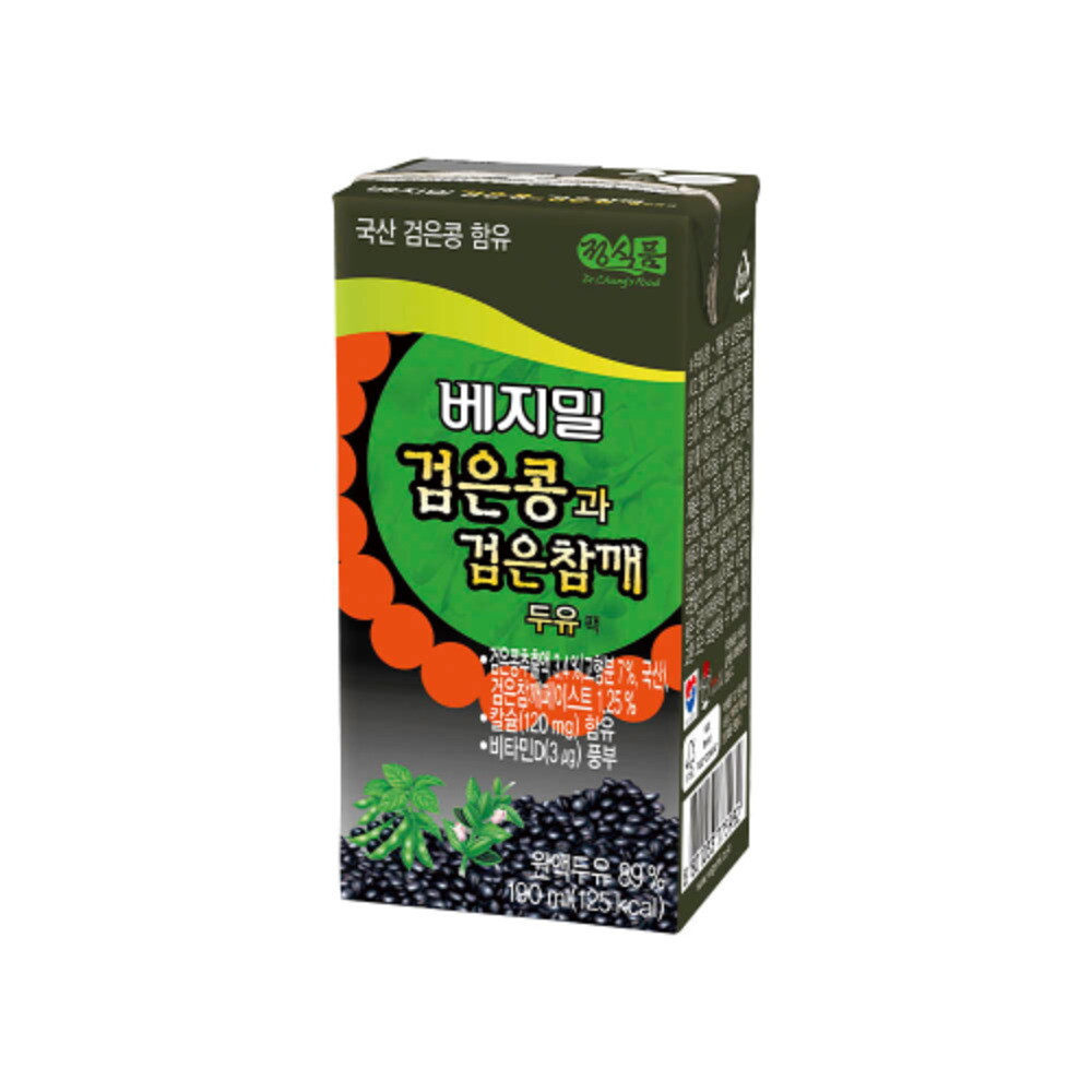숨결 [숨결]정식품 베지밀 검은콩과 검은참깨 190ml 24팩