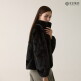 [유로컬렉션][정가 898,000원[유로컬렉션]퍼널넥 밍크 자켓