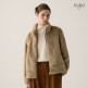 [유로컬렉션][정가 898,000원[유로컬렉션]퍼널넥 밍크 자켓