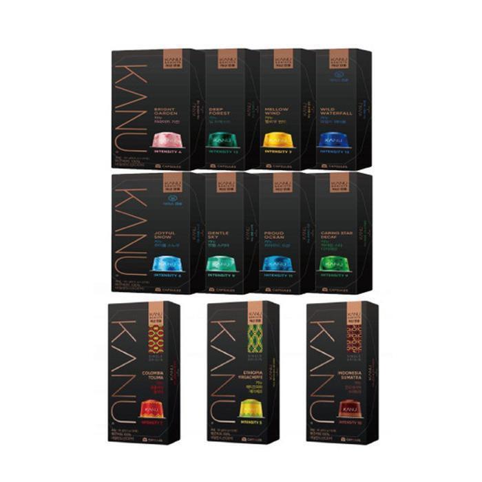 (주)한국인삼공사, 대전시 대덕구벚꽃길71/상세페이지 정관장 [정관장][카누] 카누 캡슐커피  카누머신 전용  11종세트(110캡슐) (28397497)