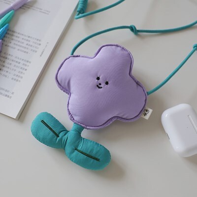 텐바이텐 로민 플라워 캐릭터 에어팟 버즈 이어폰 파우치