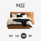 [시몬스]D2178A. N32 폼 스페셜. 퀸 침대