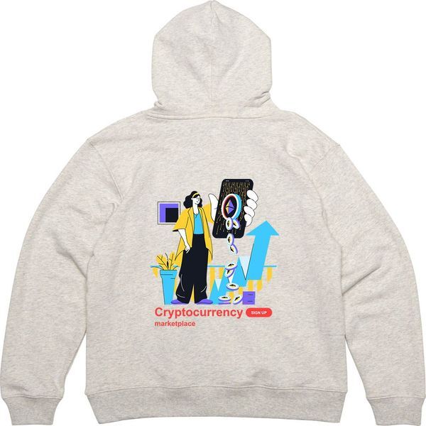 알티피아 [하프클럽/알티피아]후드티 뒷면 가상화폐 코인채굴 거래소 디자인 옷