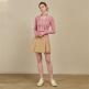 [누브][정상가 53000원][누브] Square Neck Sarf T-Shirts - Pink