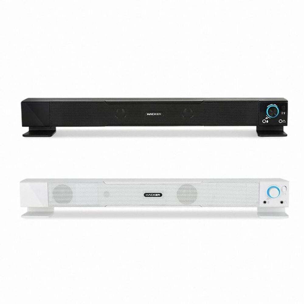 오너클랜 사운드바 스피커 화이트 고음질 무선 음향기기