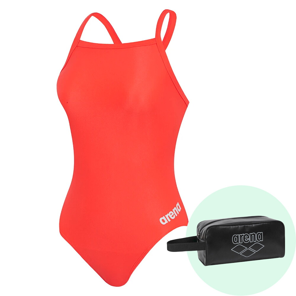 아레나 아레나 여성 수영복 팀스 선수 원피스 챌린지백 탄탄이 AYAL1CO30 ORG 수영손가방 증정