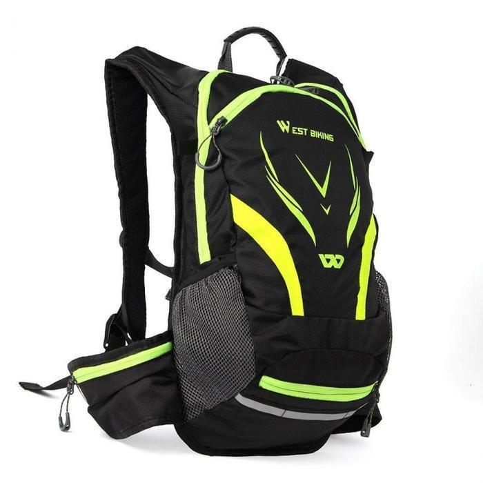 기타 제조사 셀러허브잡화 그린 형광 자전거백팩 경량 내방 라이딩 사이클 가방