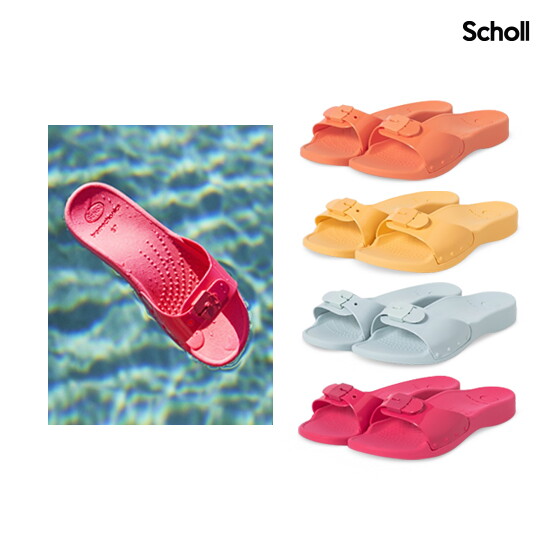 [숄][삼성물산 공식] (SCHOLL) PVC 원스트랩 샌들 (F252921044/F252921067/F252921210/F252922068)