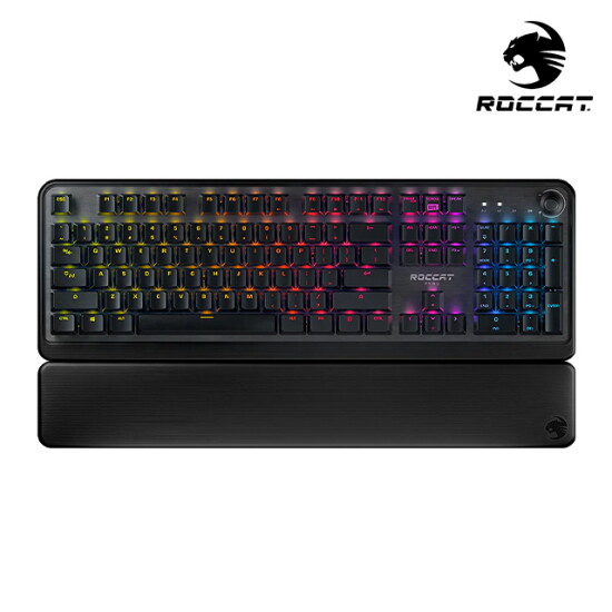 [로캣(ROCCAT)]로캣 파이로 PYRO Mechanical 기계식 게이밍키보드 한글블랙 적축