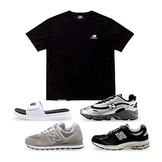 뉴발란스(온라인) [뉴발란스]반팔/슬리퍼/운동화 롯데 특가