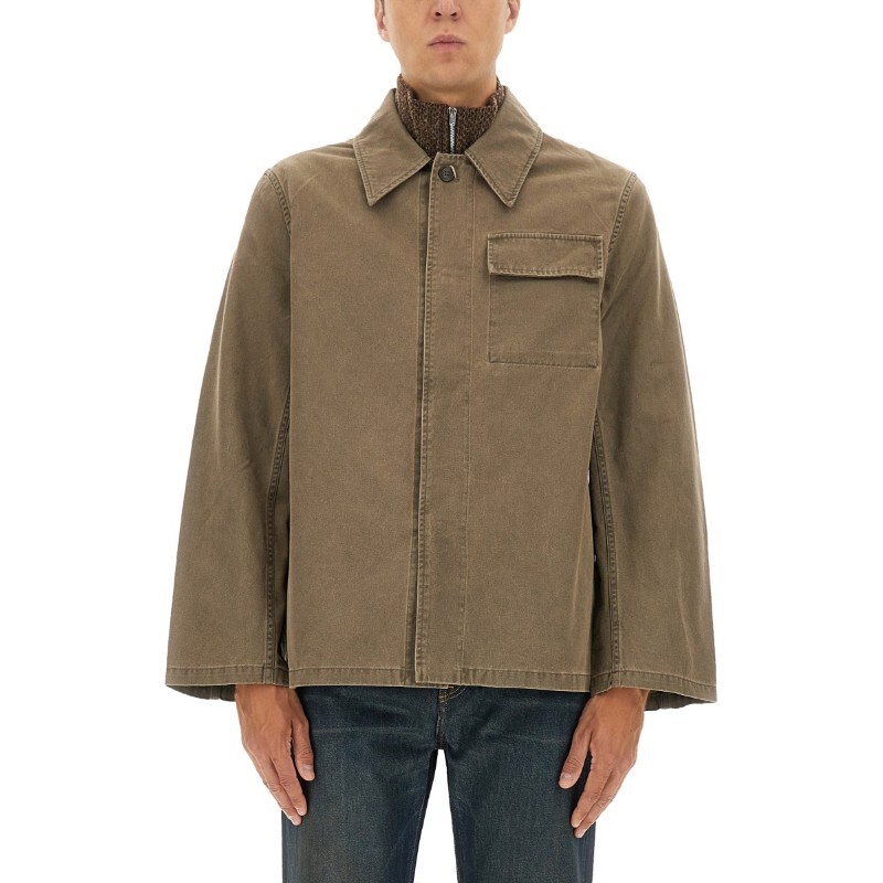 OUR LEGACY 아워레가시 아워레가시 버튼 프론트 체스트 플랩 포켓 워크 재킷 M4252DDW DITCHWASHOUTTWILL