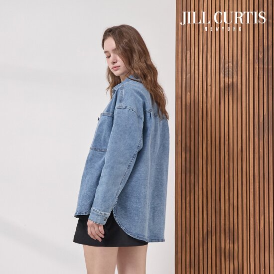 여성 오버핏 스판 데님자켓 1종_5JILL