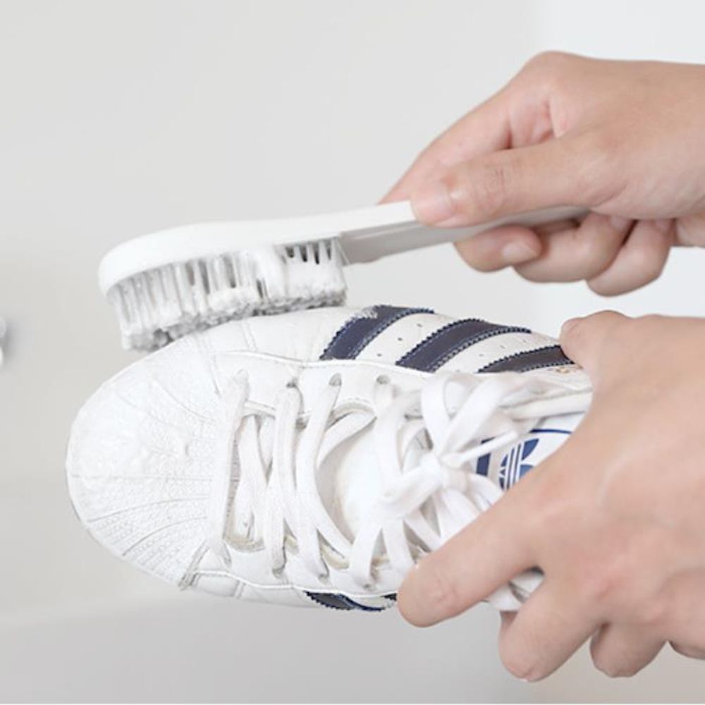 오너클랜 무지 흰운동화 세척법 2단 신발솔