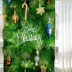 [(주)컨티뉴]크리스마스 쉬폰 패브릭 천 포스터 바란스 Merry christmas4 A0 사이즈