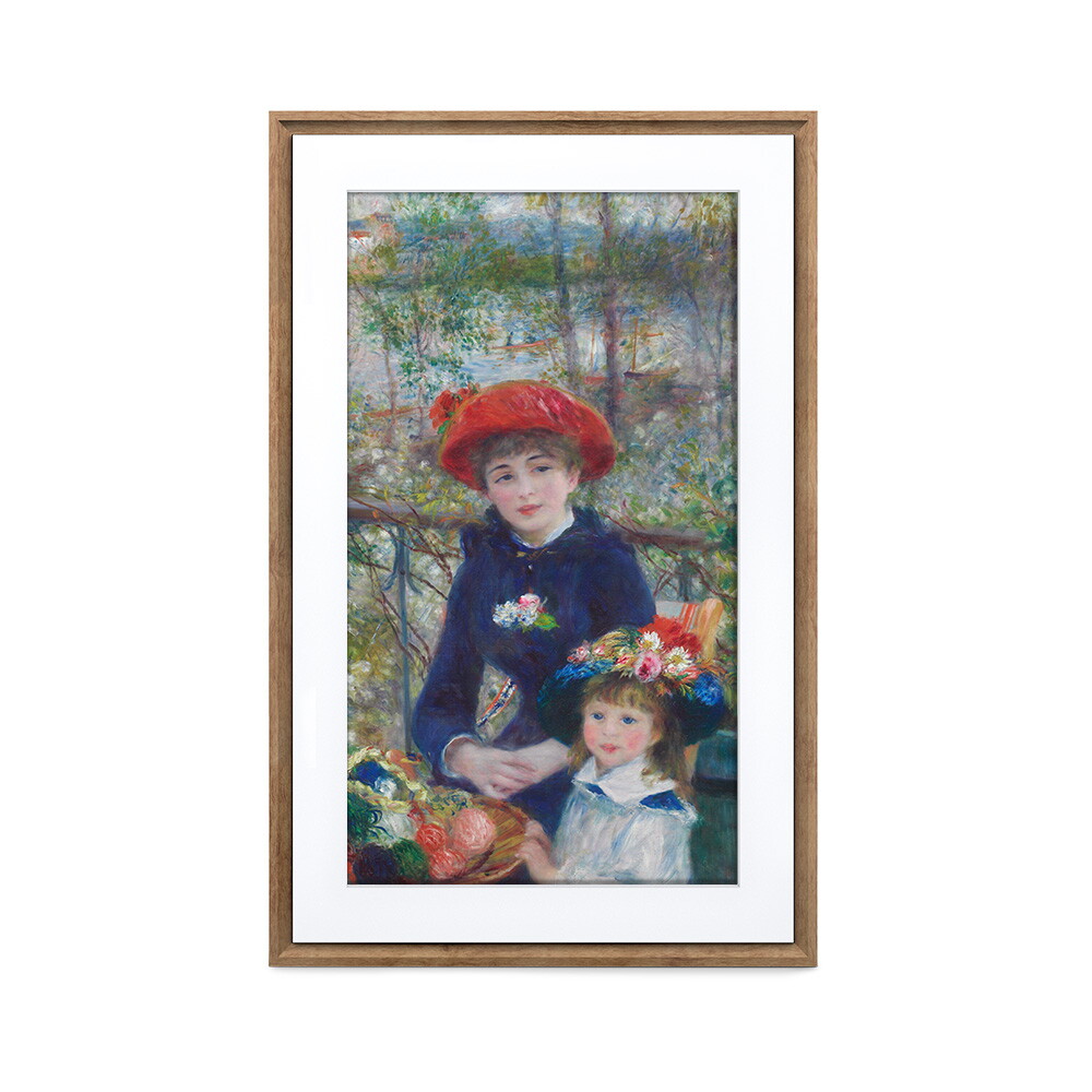 넷기어 기타 넷기어 뮤럴 디지털 캔버스 27인치(다크우드)전자액자 미디어아트 인테리어 NFT WiFi